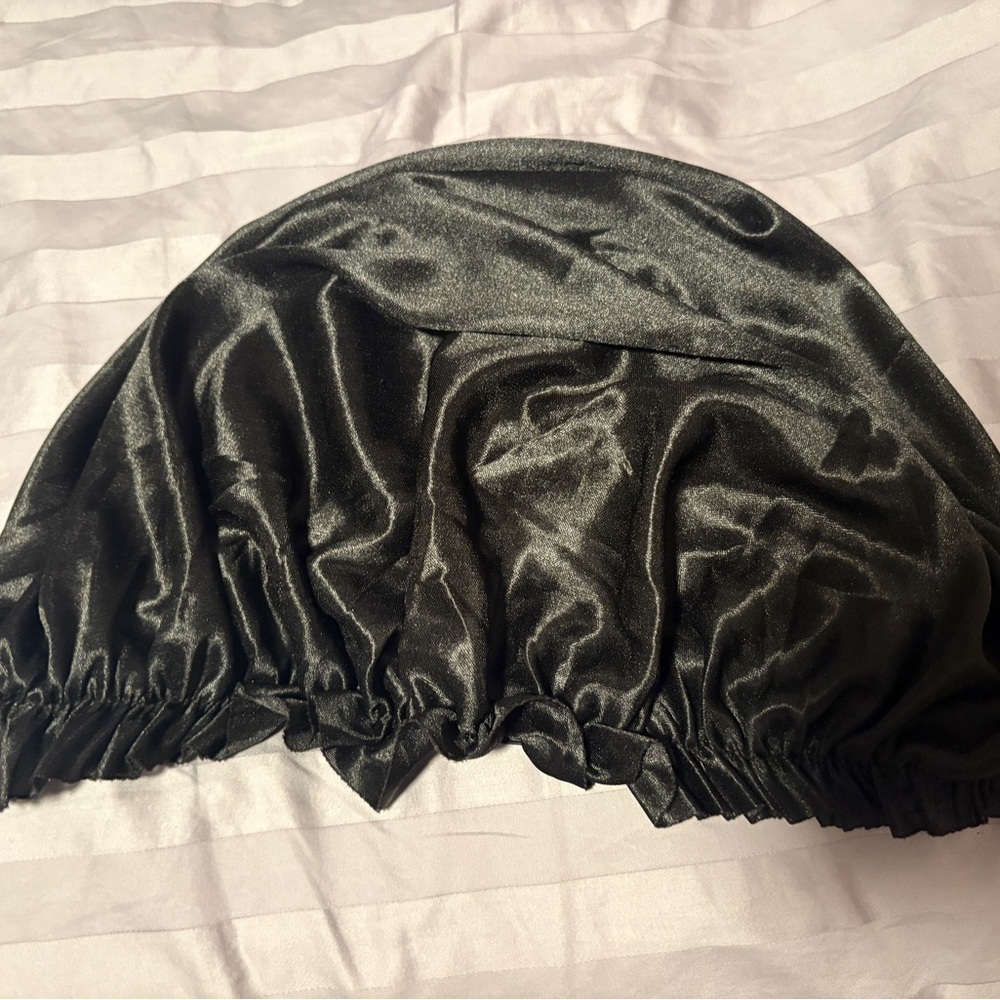 Black Hair Bonnet